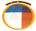Tapas PP Stripe Transparente