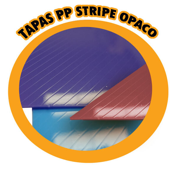 Tapas PP stripe opaco