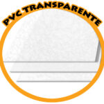 Tapas PVC transparente oficio