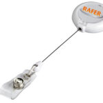 Sujeta credencial retráctil c/clip