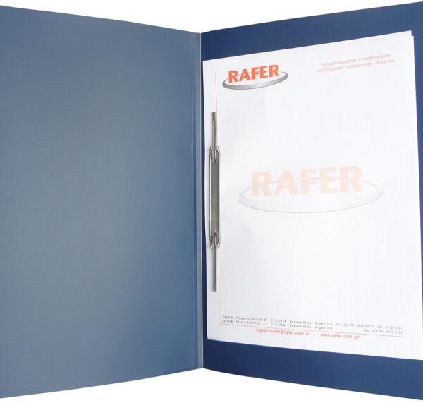Carpeta c/Grampa Oficio AZUL S500 (x10u)