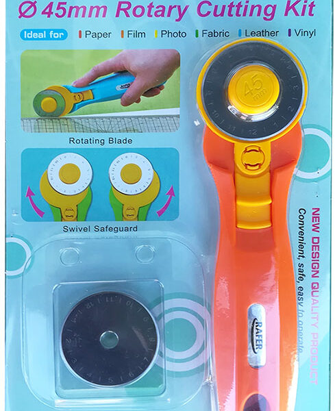 CUTTER ROTATIVO 45mm KIT + 2 cuchillas