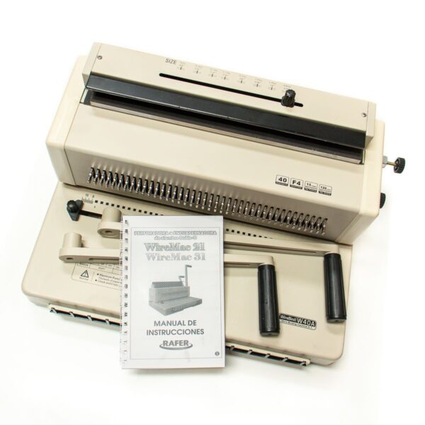 Encuadernadora Alambre Doble WIREMAC-31